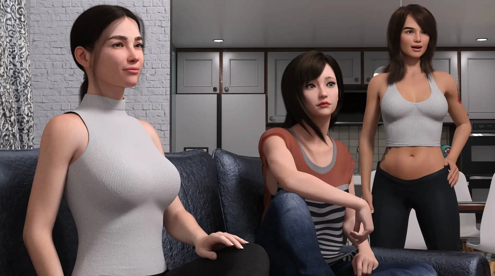 【欧美SLG/汉化/动态】我和我的姐妹们Ep.1.1汉化版【PC 安卓/2.06G/更新】