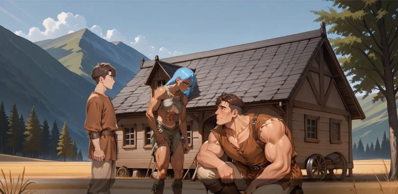 【欧美SLG/汉化/动态】我的肌肉奴隶v1.6 AI版【PC+安卓/494M/更新】My Muscle Slave [v1.6]illusion中国i社Steam游戏下载