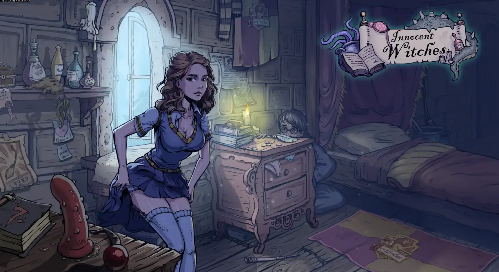 【调教SLG/汉化/动态】调教赫敏2-无辜的女巫v0.12 官中版【PC+安卓/1.98G/更新】Innocent Witches [v0.12 Alpha]illusion中国i社Steam游戏下载