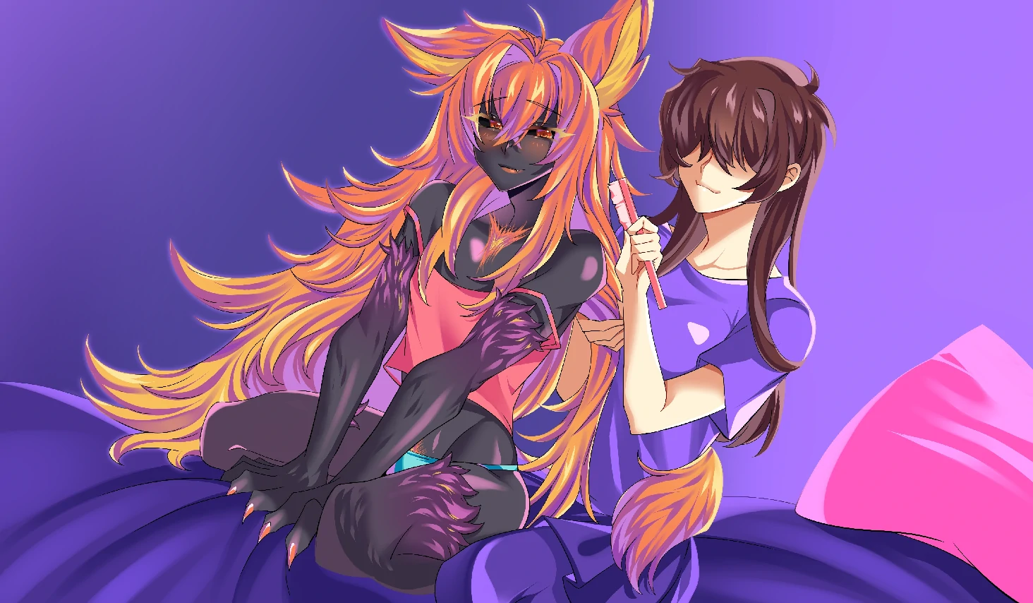 【日系SLG/AI汉化/伪娘】床榻地狱1.0.1 AI汉化版【PC+安卓/0.9G/更新】Hell in the Sheets [v1.0.1]