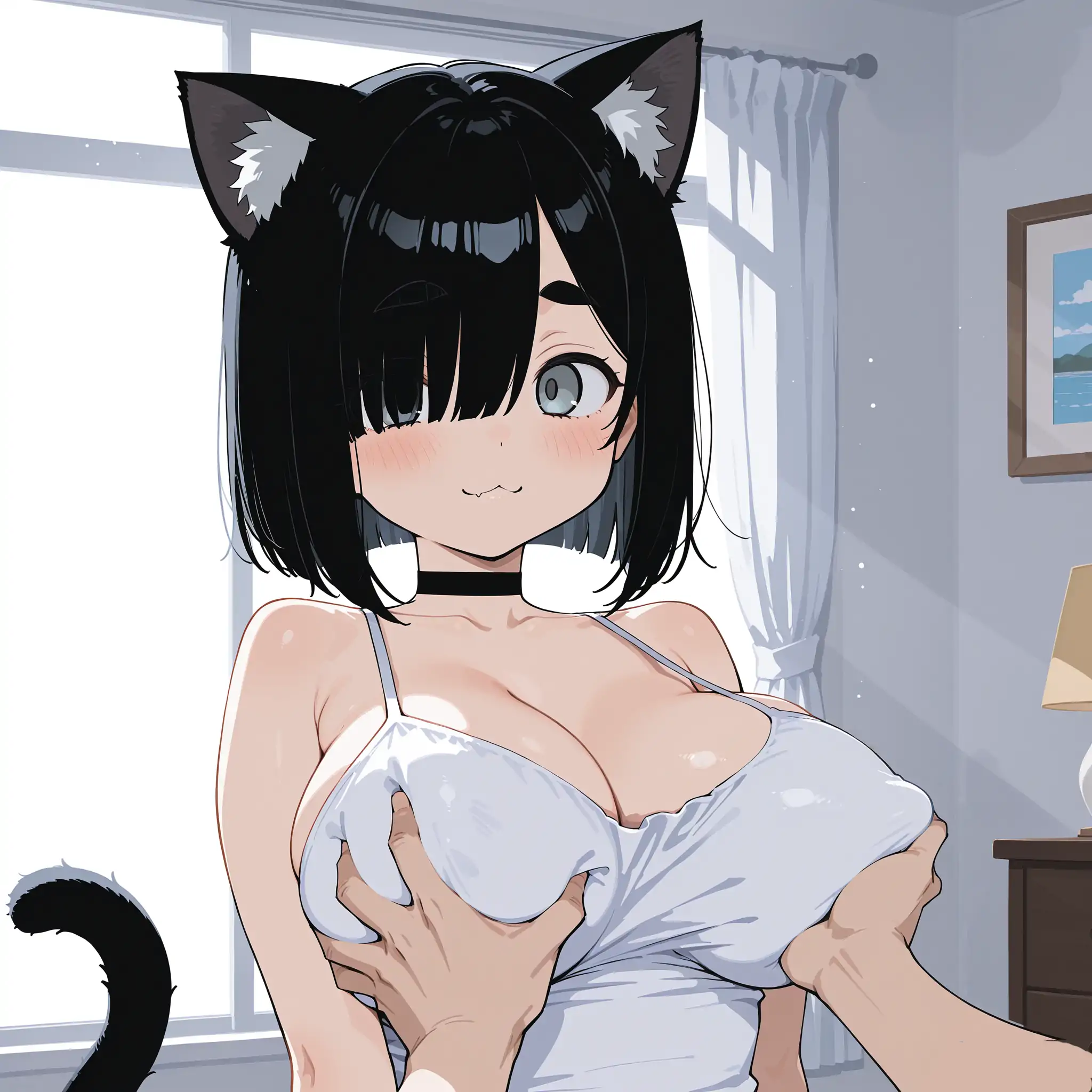 【日系SLG/AI汉化/猫娘】猫娘宅急便0.98 AI汉化版【PC+安卓/1.8G/更新】My State Sponsored Catgirl [v0.98]