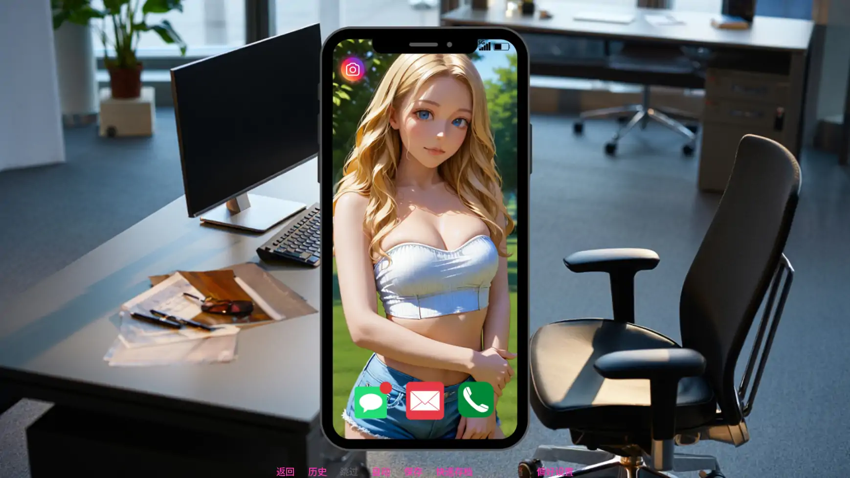 【欧美SLG/AI汉化/2D】爸爸的手机v0.6.2 AI汉化版【PC+安卓/0.99G/更新】Dad's Phone